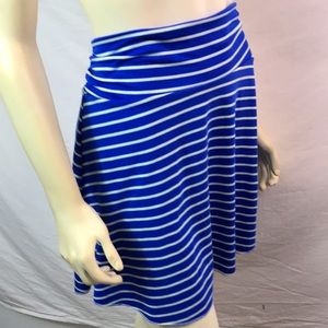 Soybu skirt blue striped, size M, EUC